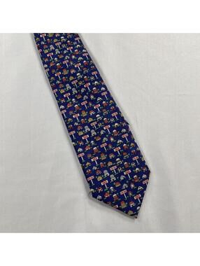 Keith Daniels Tie Realtor Pattern Men's Necktie Houses For Sale Fun Funky Suit